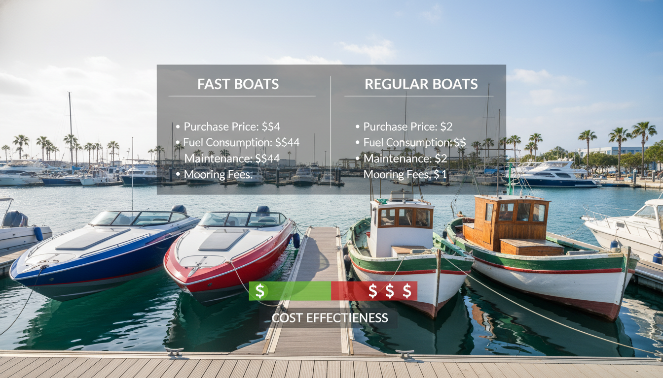 Fast Boat vs Regular Boat: Save Thousands in 15 Days