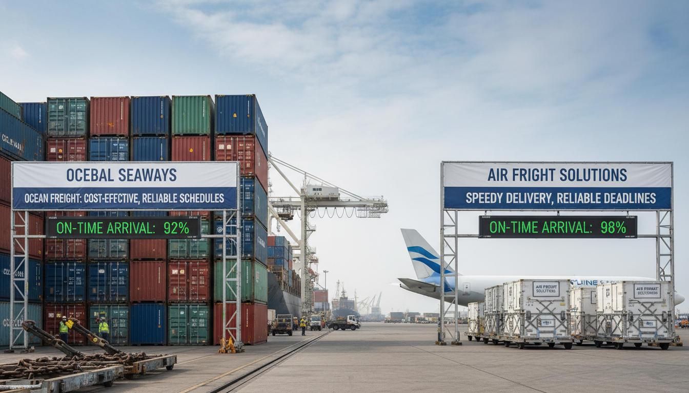Ocean Freight vs Air Freight: The Best Choice for FBA Sellers