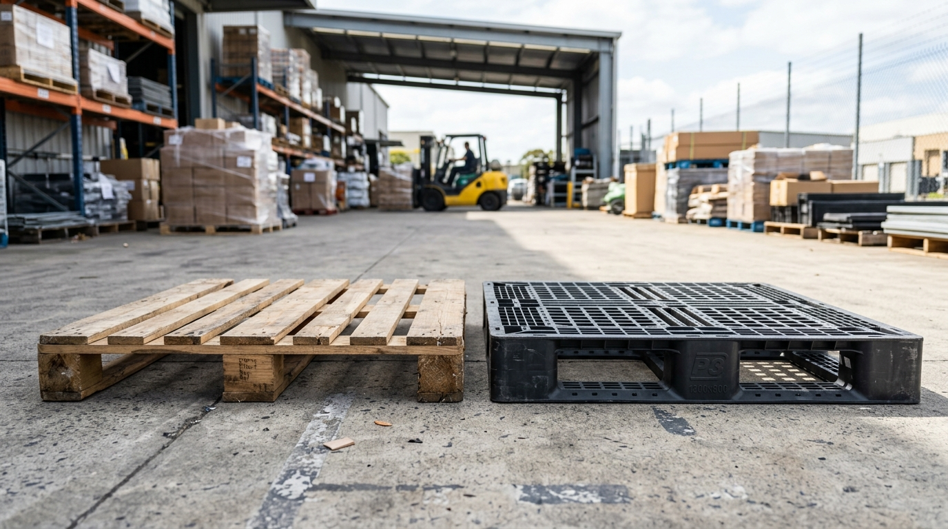 Wooden Pallets vs Plastic Pallets for Amazon FBA: Discover Amazon's Preference