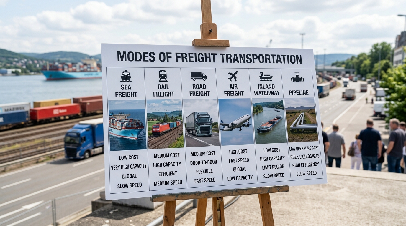 Calculate Freight Costs by Mode: Air, Sea, Rail, Fast Boat