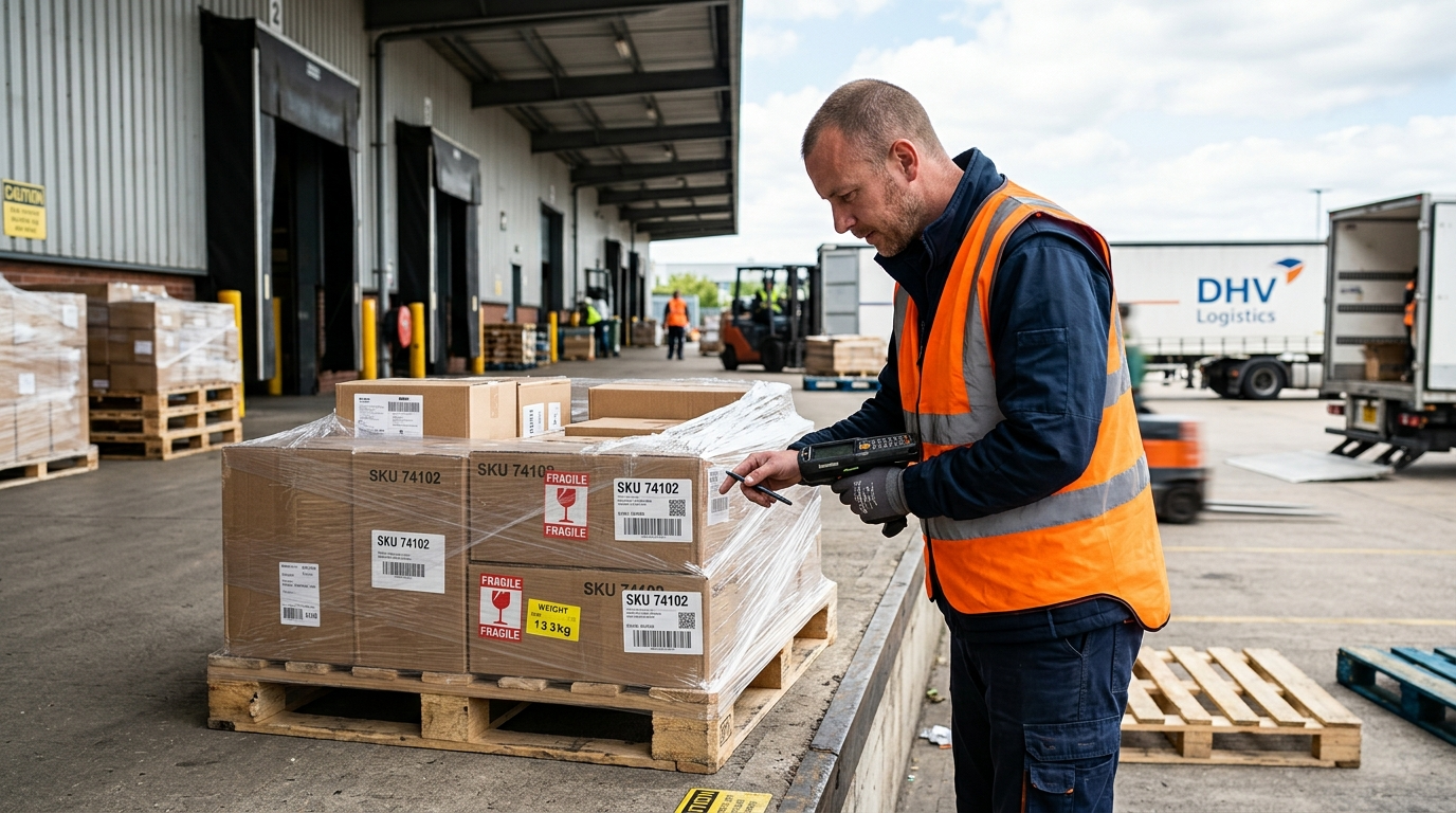 Wie man eine Amazon FBA Sendung effizient palettiert