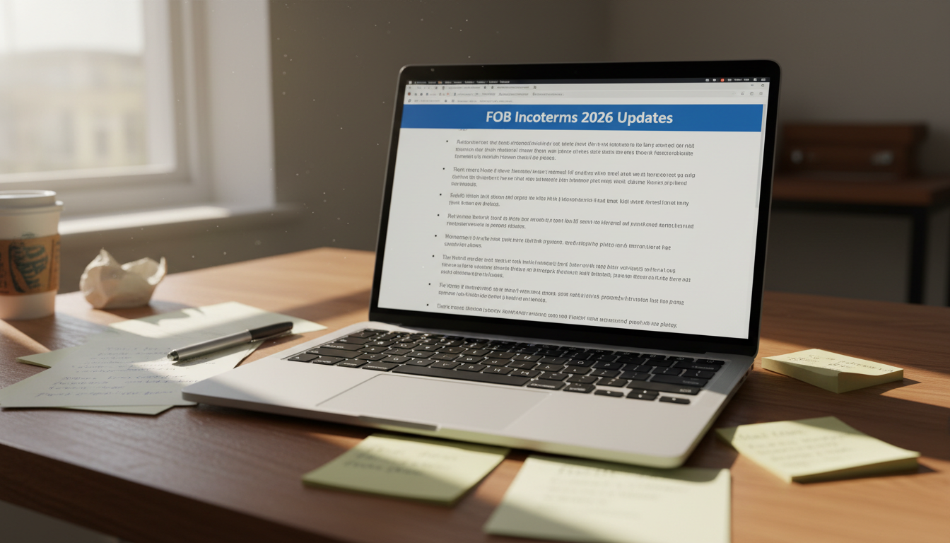 FOB Incoterms 2026: Key Updates for Amazon FBA Sellers