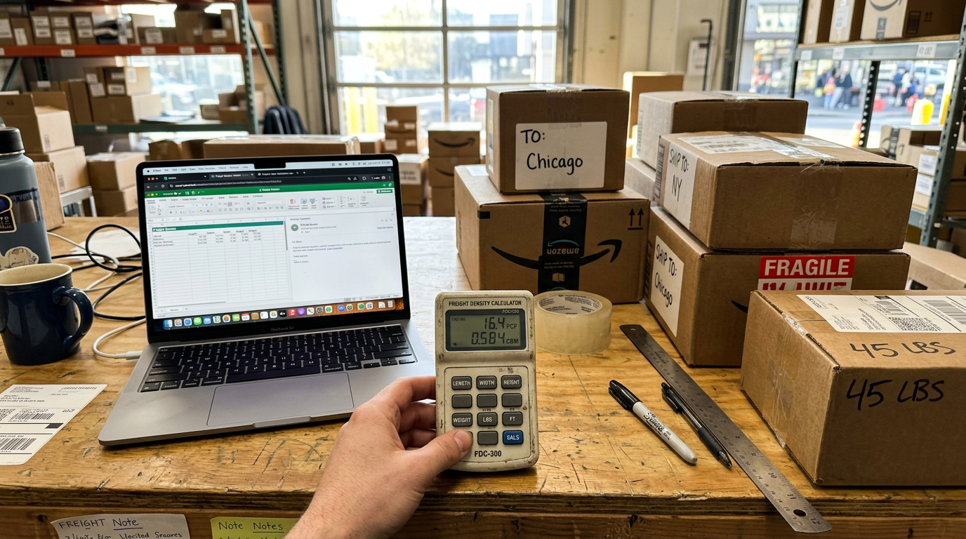 Freight Density Calculator: Slash Your Amazon FBA Costs