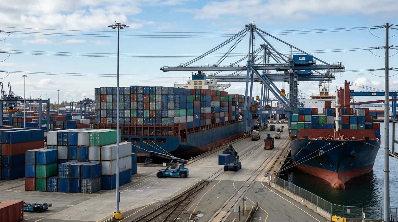 Container port representing the origin point where CPT risk transfers to the buyer