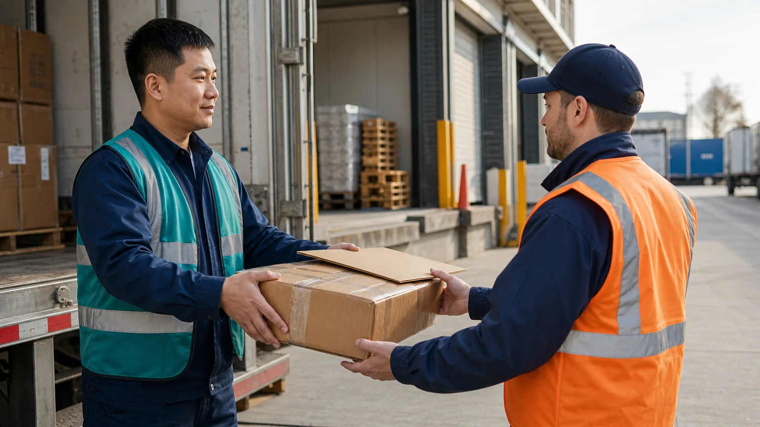 Carrier handover at a named FCA delivery place