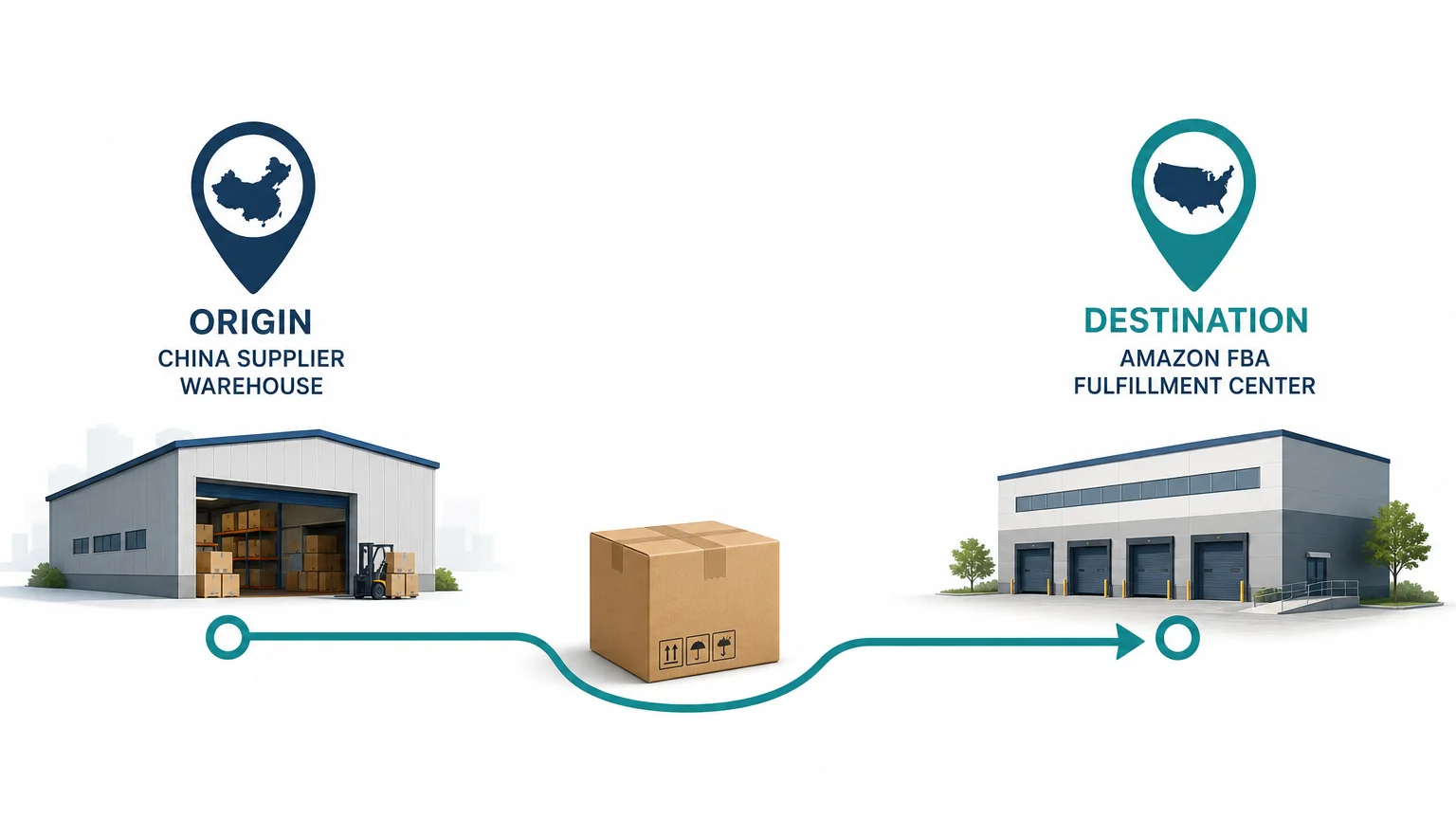 Shipping inventory from a Chinese supplier to an Amazon FBA warehouse