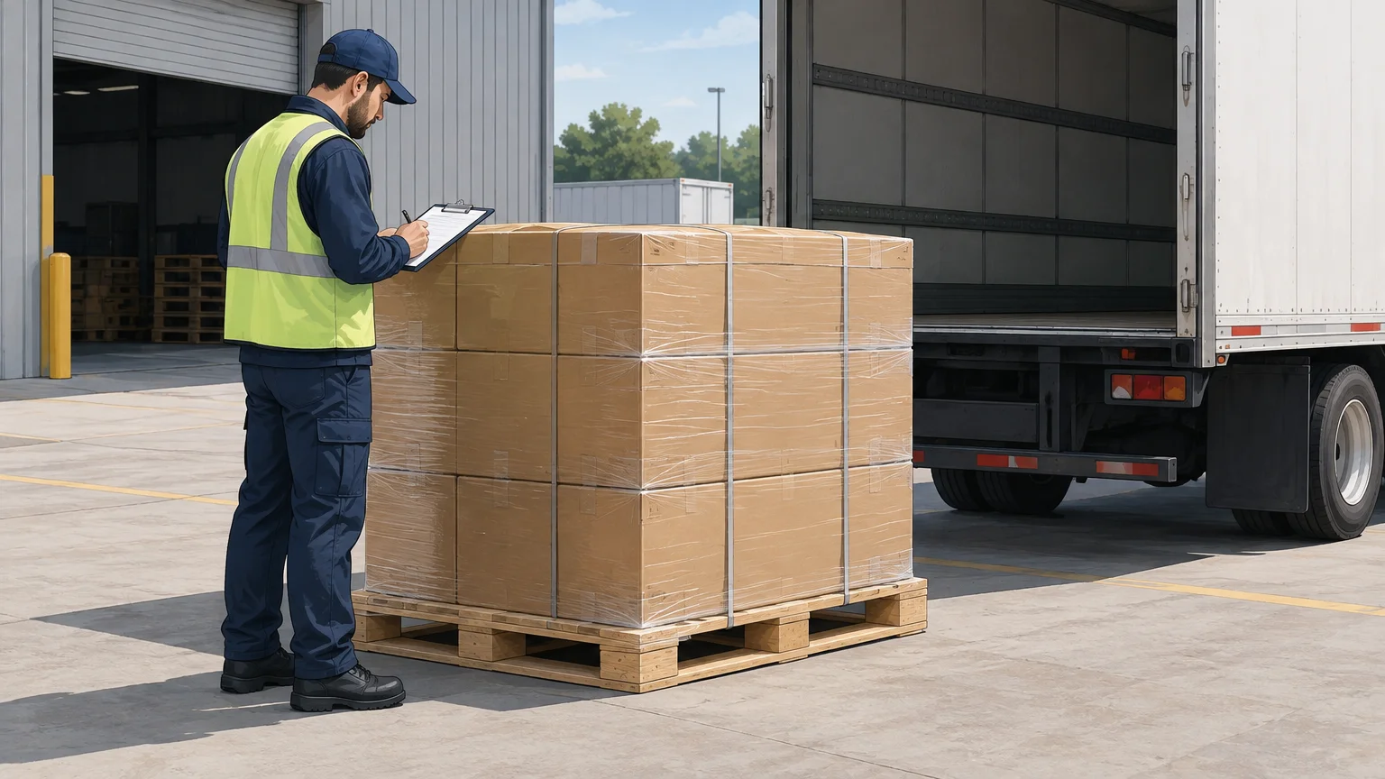 FCA shipment handoff at an agreed delivery point